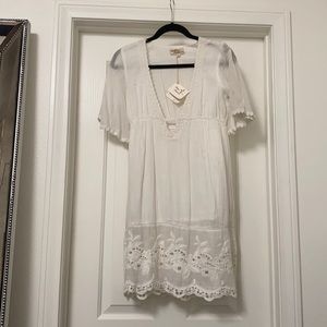 White Swimsuit Coverup